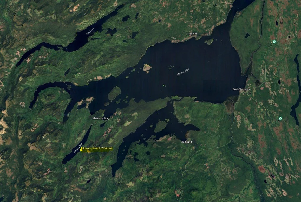 Awun Main - Road Closure at 13km