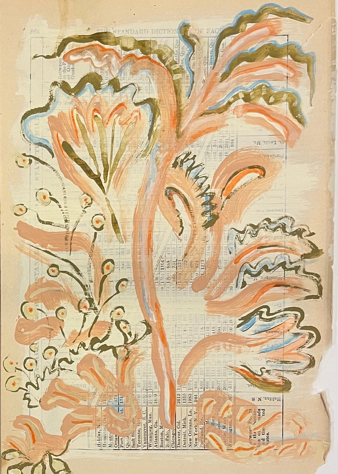 Pastis Pressed  Flowers Two