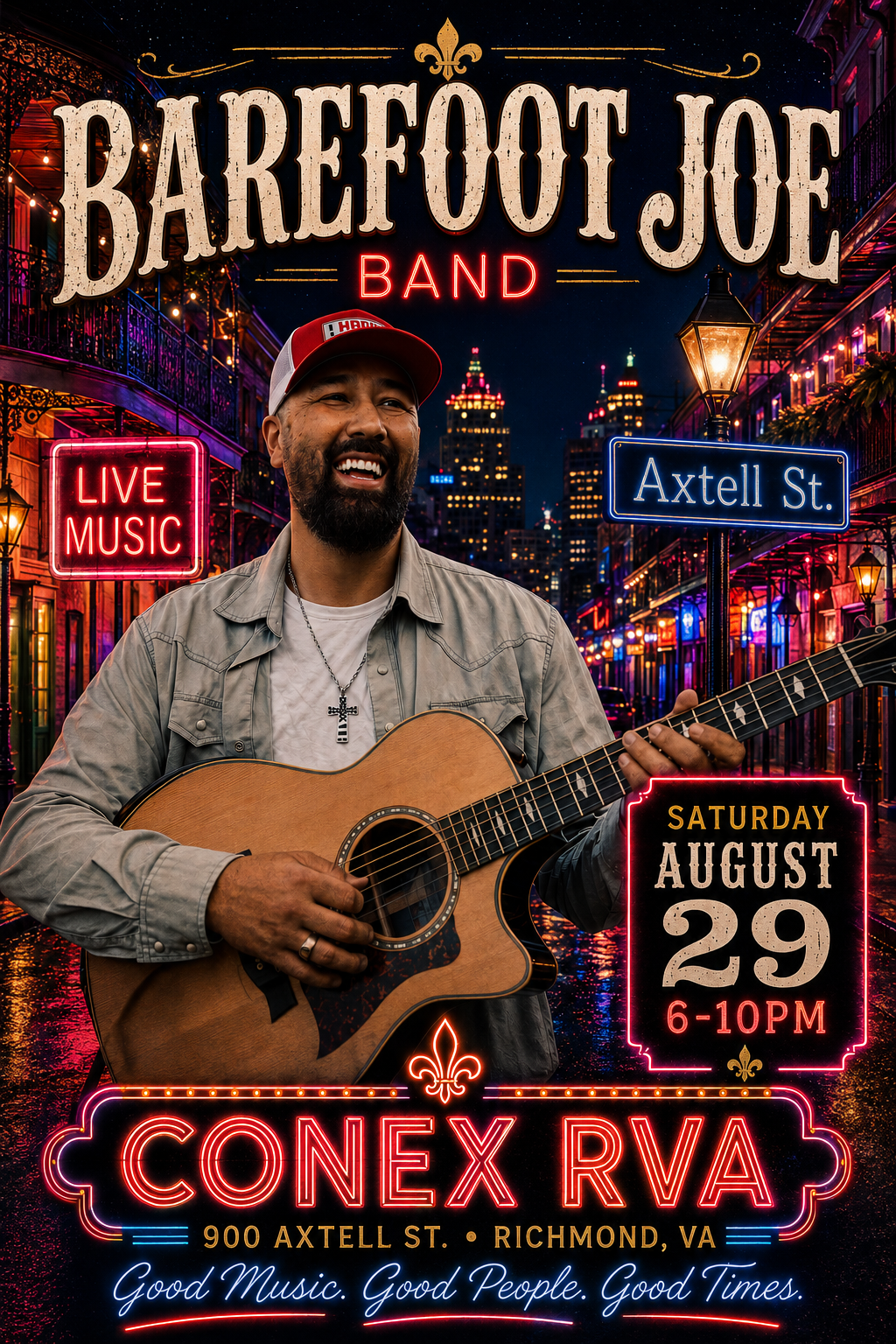 Barefoot Joe Band @ Conex RVA