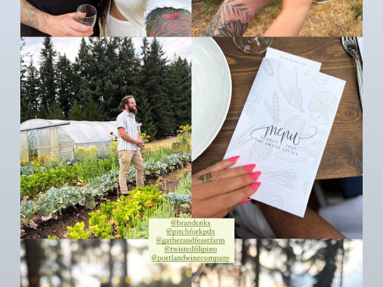 Scenes from @pitchforkpdx&rsquo;s final dinner! So many emotions, I&rsquo;m in absolute awe of what Erika has accomplished in her 20 years and am inspired by her constant advocacy for our local food systems. From the farmers and small farms, to the r