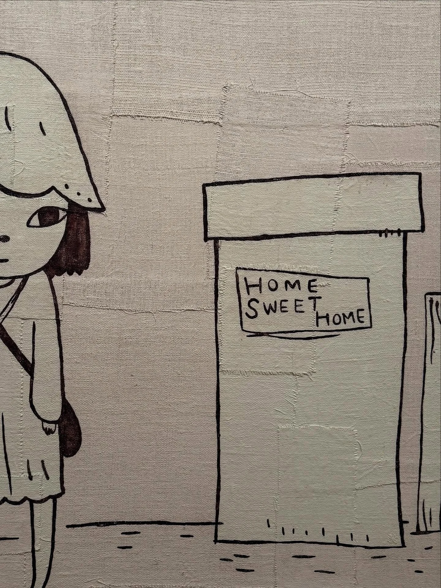 Home Sweet Home

Yoshitomo Nara at Hayward Gallery / Southbank Centre / London

Yoshitomo Nara has always been top five for me, but seeing Smoking Girl in person hit different. That quiet defiance&hellip; it&rsquo;s like she&rsquo;s staring right thr