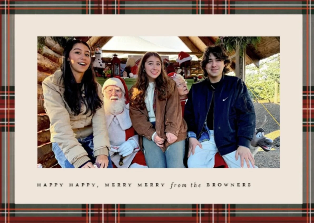 Happy, happy; merry, merry from our family to yours. 🎄