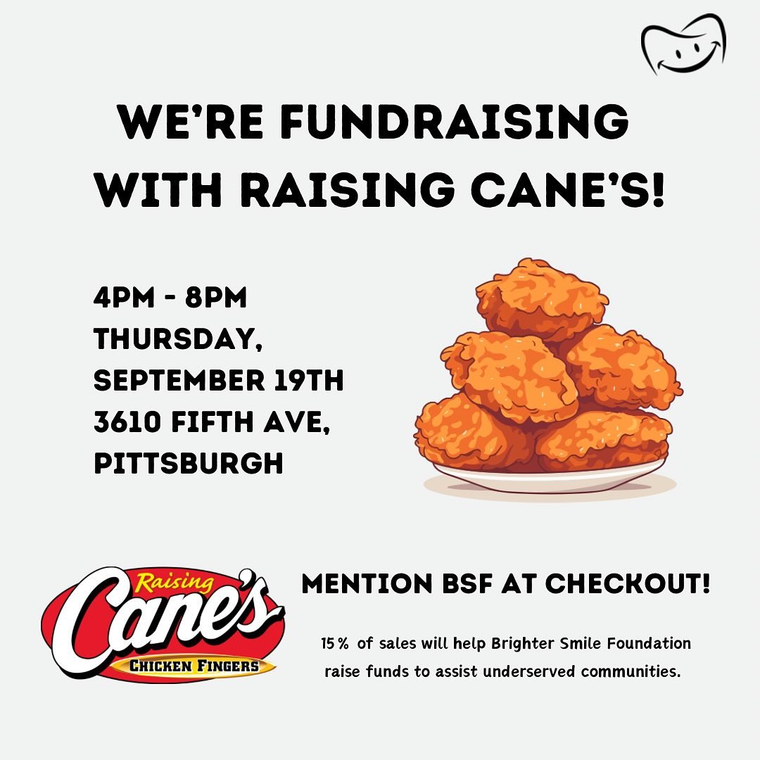 Come show your support for BSF this Thursday from 4 - 8 PM at Raising Cane&rsquo;s on Fifth Ave!