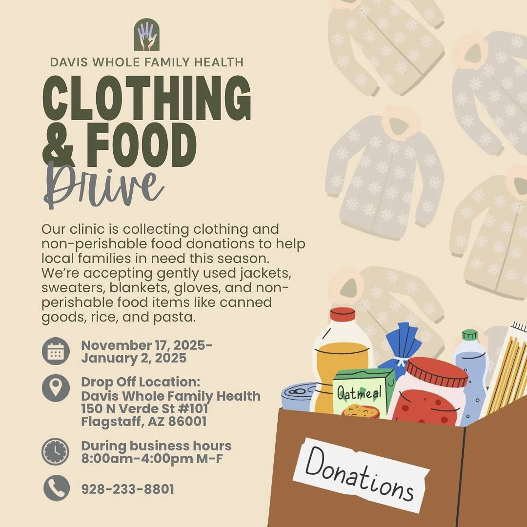 Every donation makes a difference &mdash; let&rsquo;s come together as a community to share warmth, nourishment, and hope this season. 💛

👉 Spread the word by sharing this post!
#CommunityCare #ClothingDrive #FoodDrive #WellnessInAction #DWFH #Davi