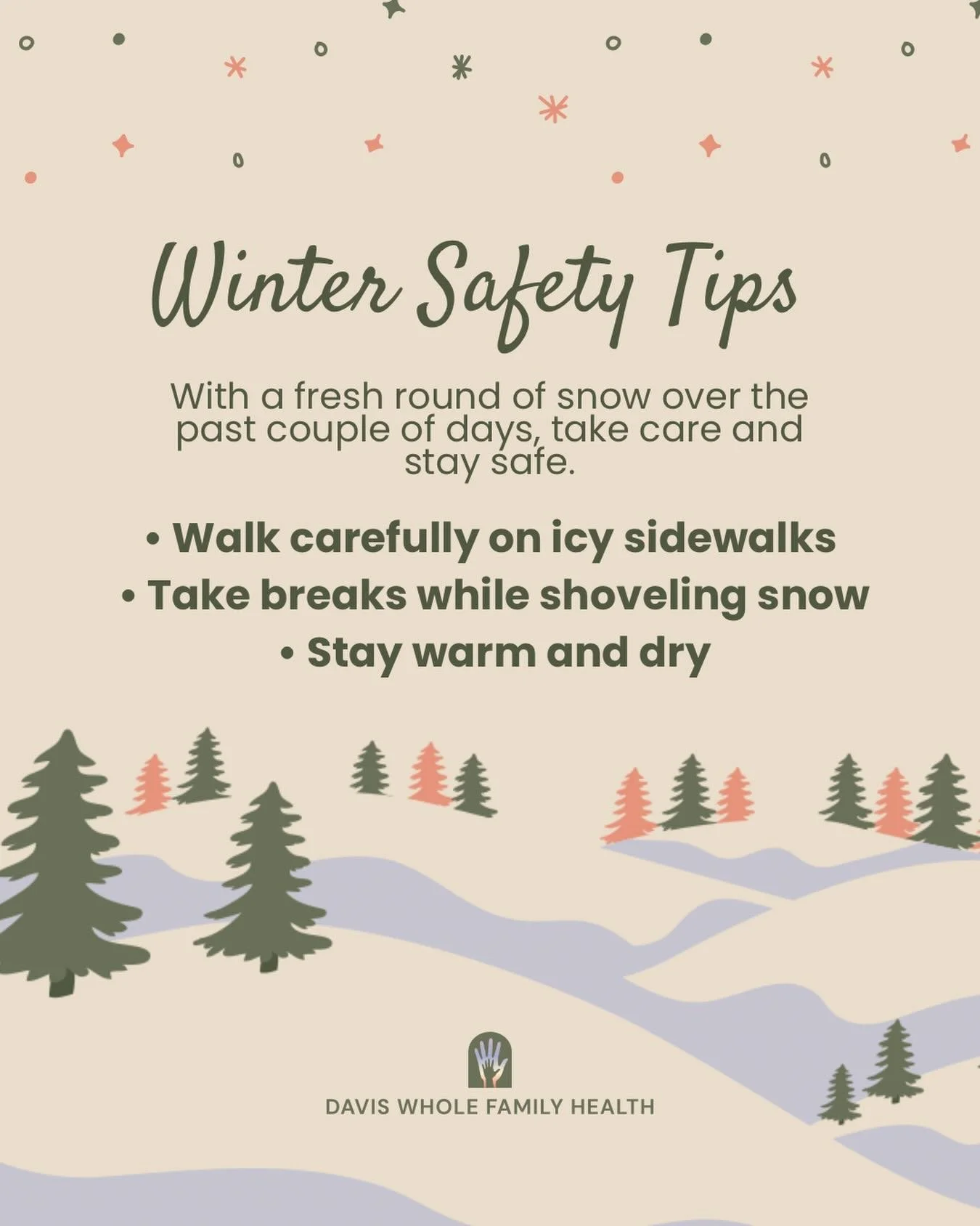 ☃️ Winter weather reminder for our community&mdash;safety first during snowy days. #DWFH #WinterWeatherSafety #SafetyFirst #DowntownFlagstaff