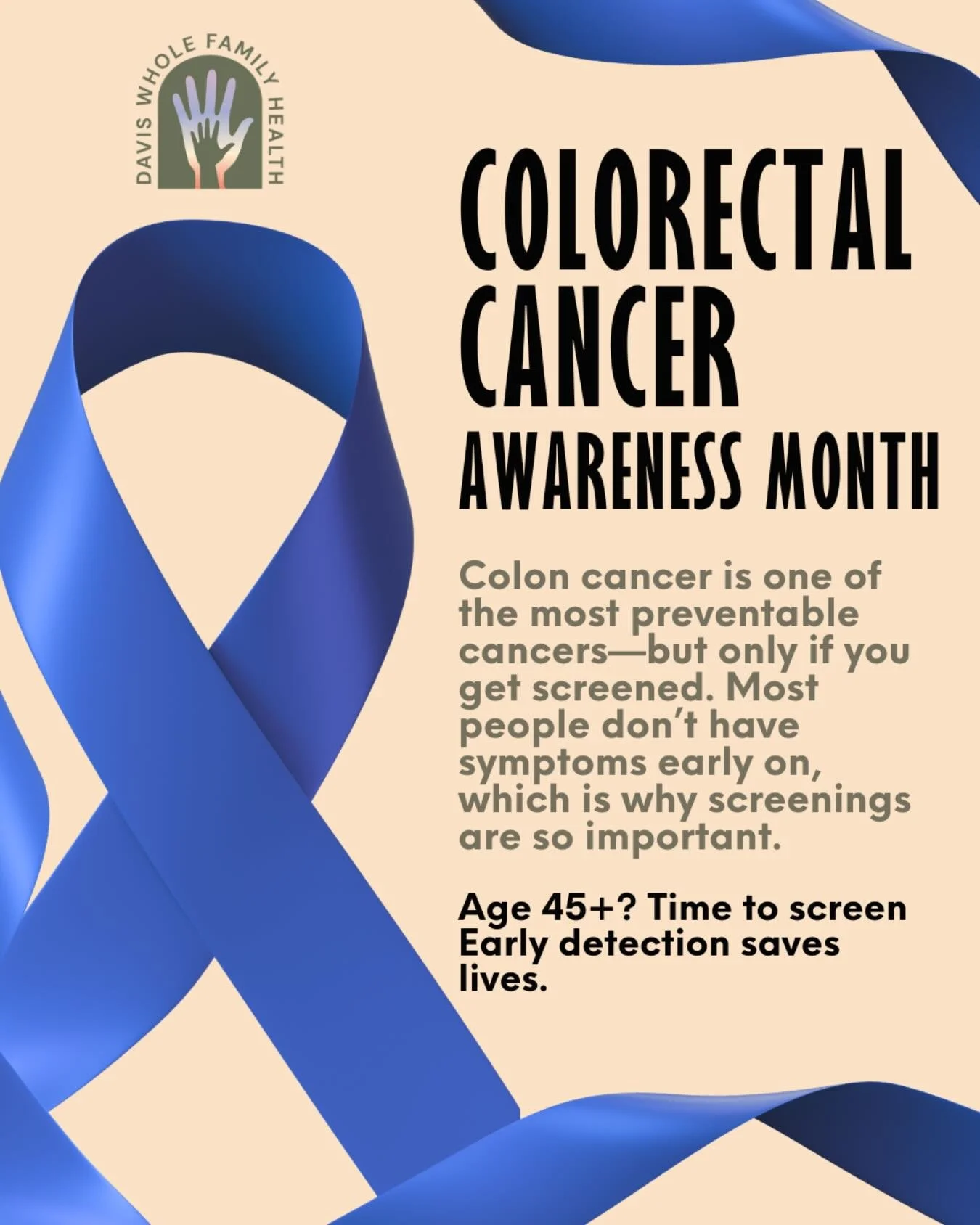 Not the most fun topic&hellip; but one of the most important 👀 If you&rsquo;re 45 or older, we&rsquo;re here to help you get started. Call us to schedule today. #ColonCancerAwareness #GetScreened #PreventiveCare #EarlyDetectionSavesLives #HealthMatt