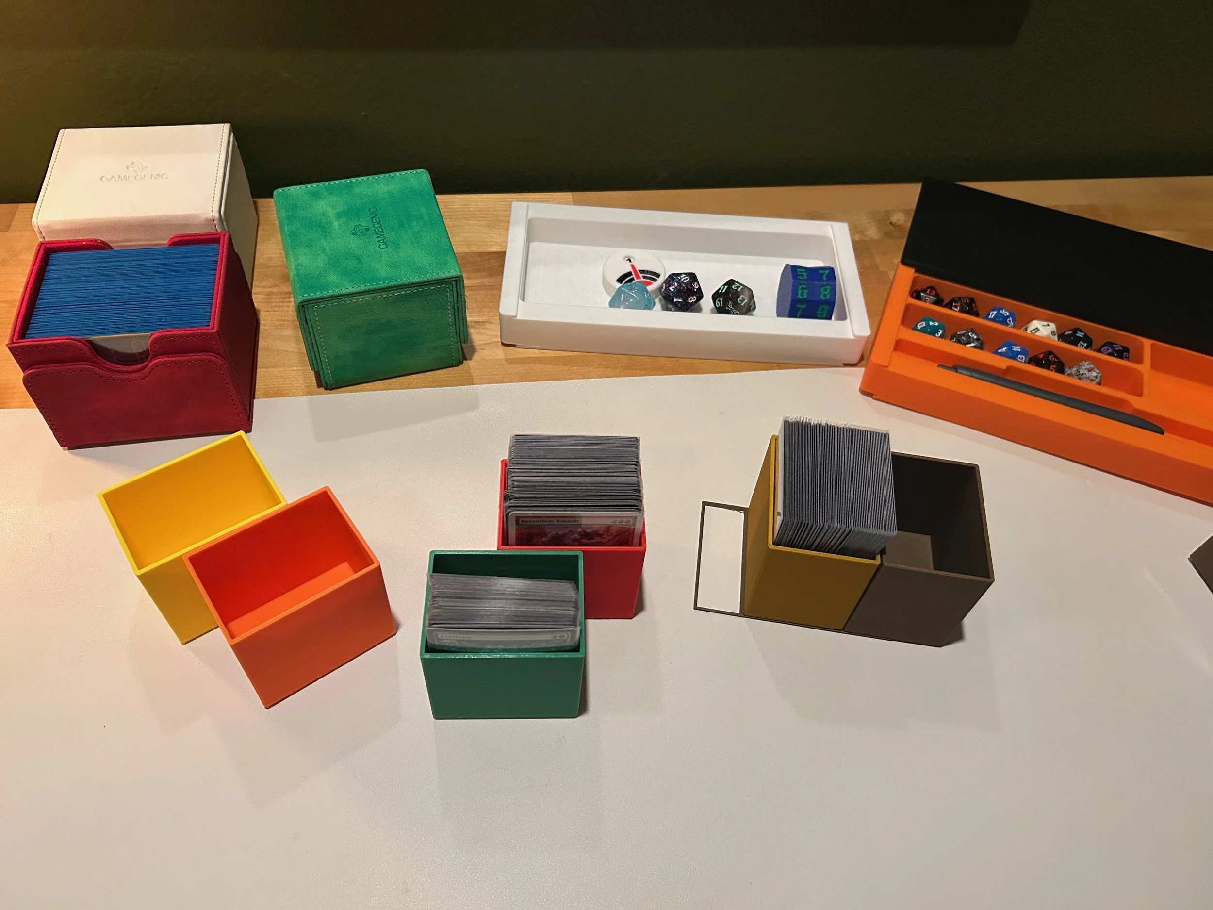 Durable Plastic Trading Card Storage Box for collectors