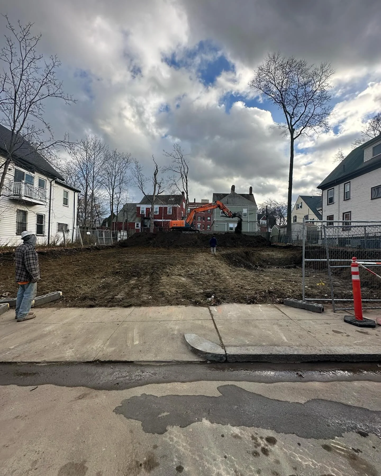 Hitting the ground running in Dorchester! Can&rsquo;t wait to see these two new homes come alive. Exterior renderings coming soon 🏠🚧