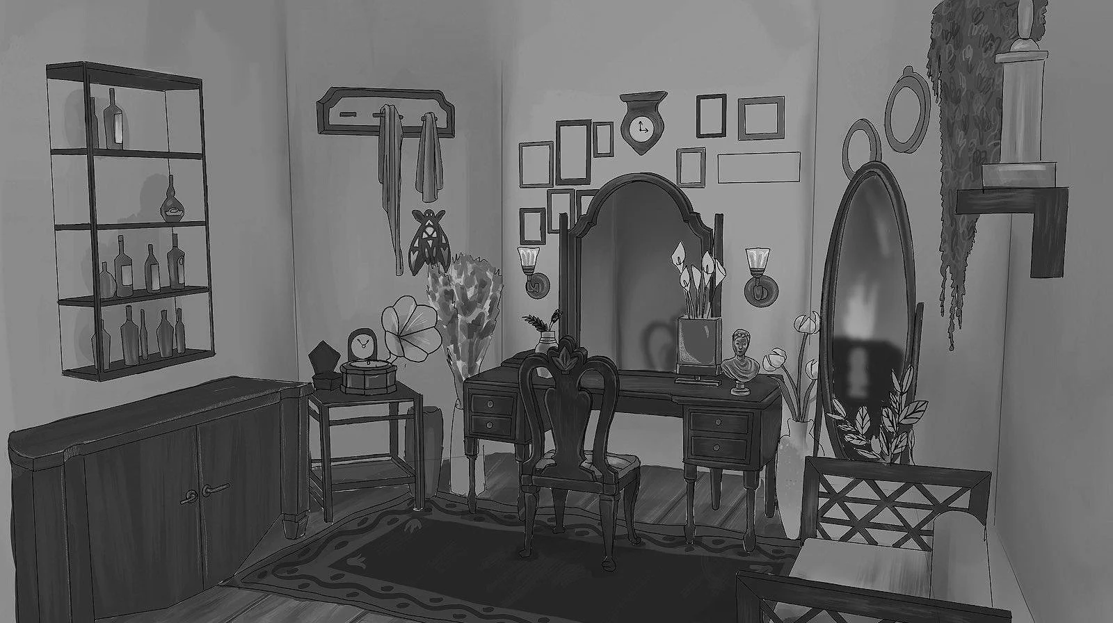 Film noir environment concept