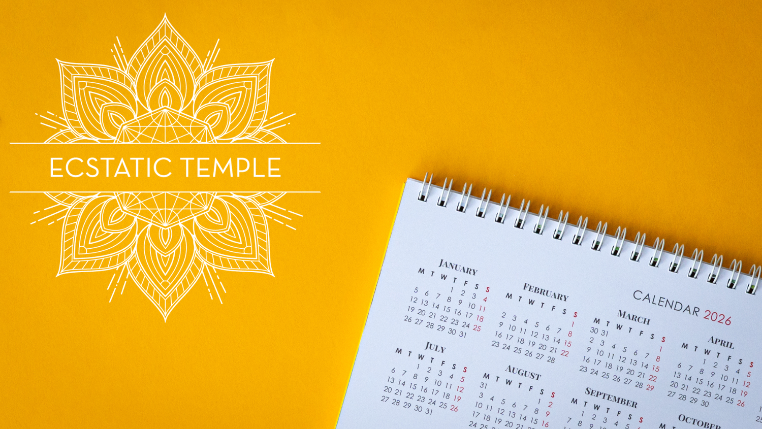 Calendrier des événements
