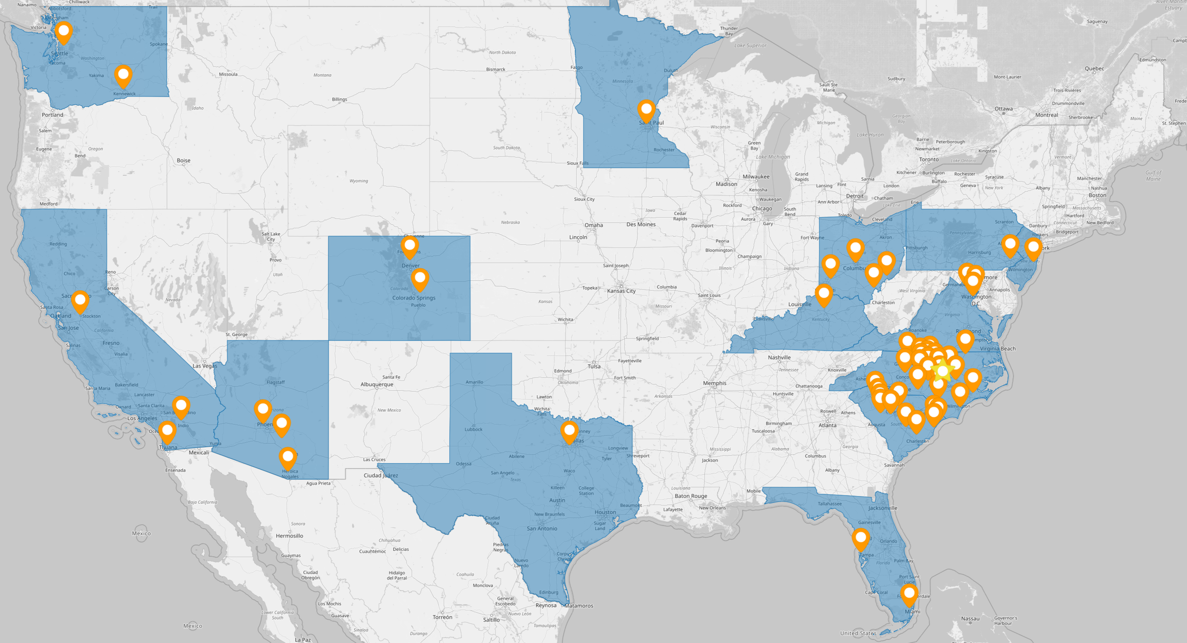Project Experience Map