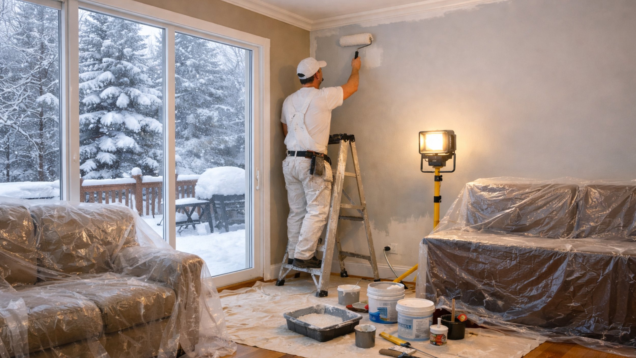 Why Winter Is the Best Time to Paint Interiors in Ontario Homes