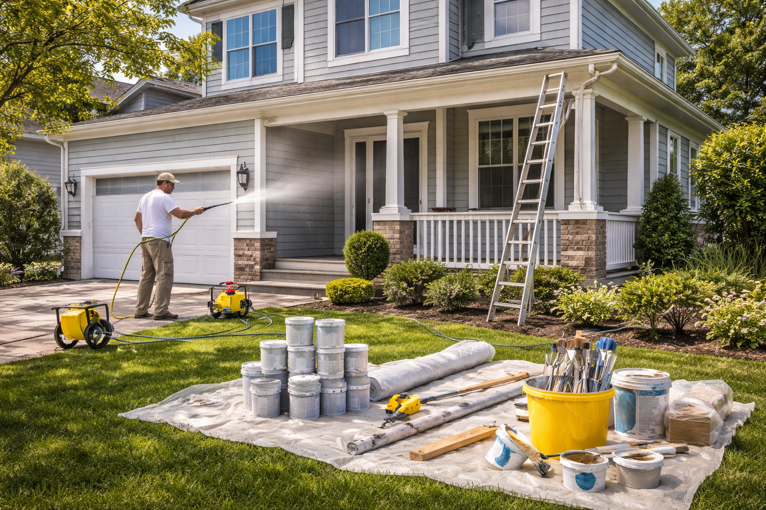 How to Prep Your Home or Commercial Property for Spring Painting