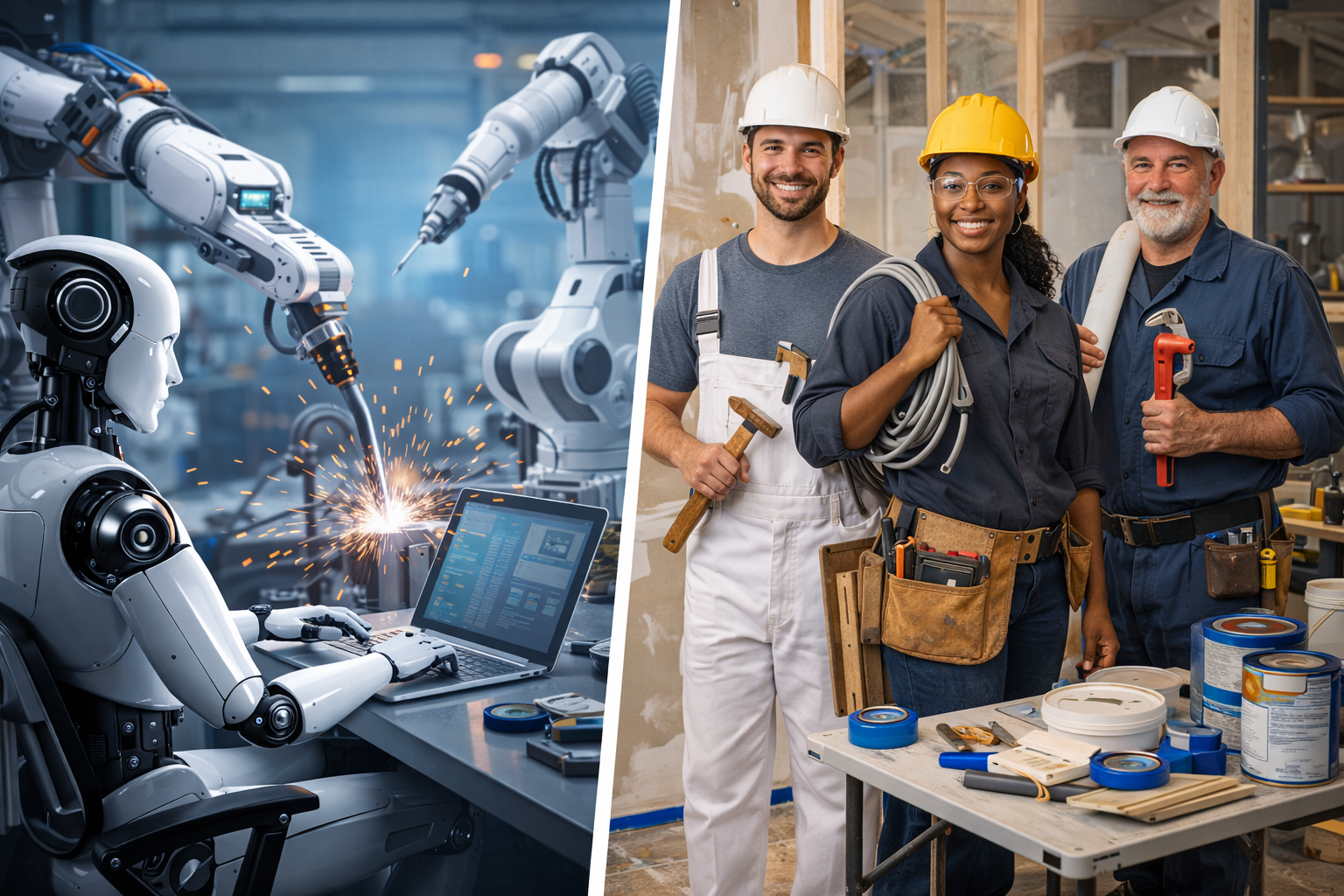 As AI Takes Over Digital Jobs, Why the Trades Have Never Been More Valuable