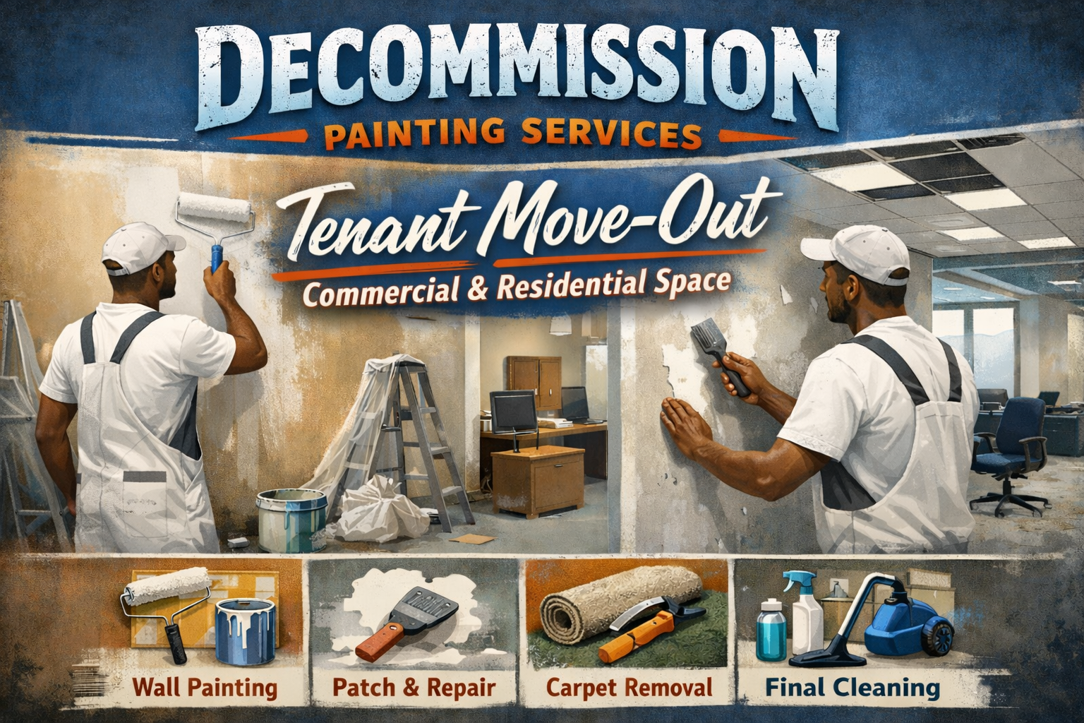 Decommissions: Why Professional Repainting Matters When Tenants Move Out