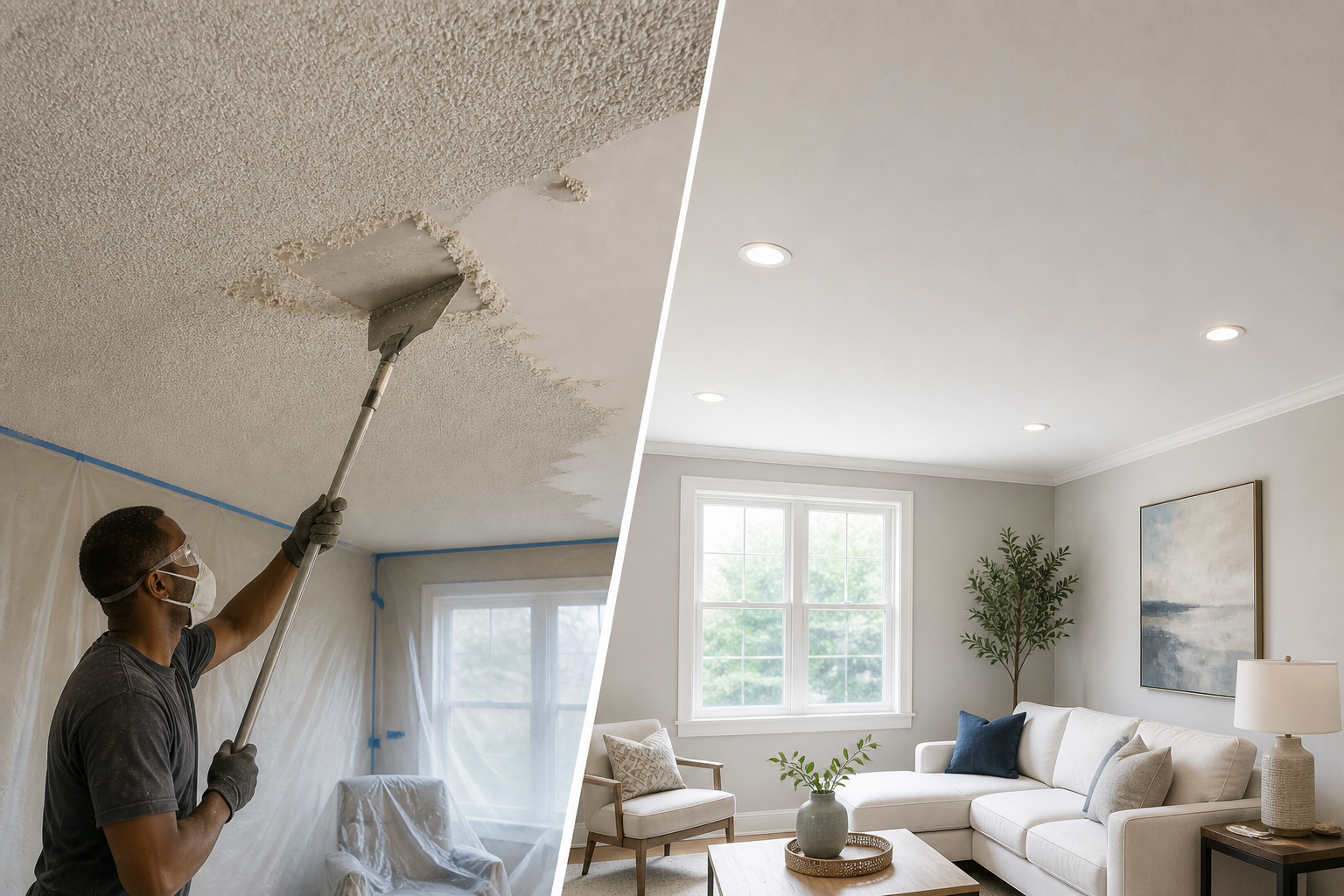 Is Popcorn Ceiling Removal Worth It in 2026?