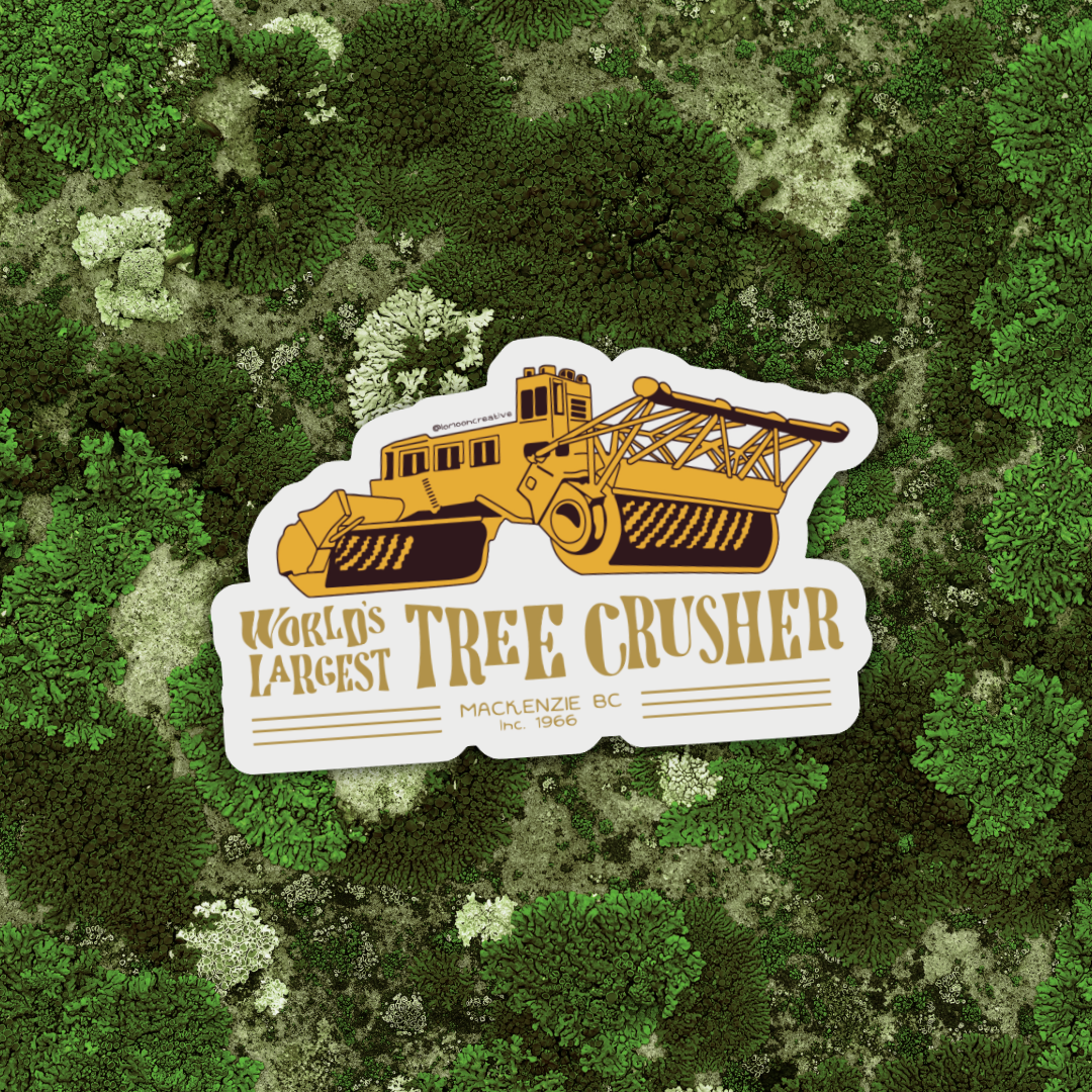 TREE CRUSHER STICKERS-3-World's Largest Tree Crusher Stickers 003.png