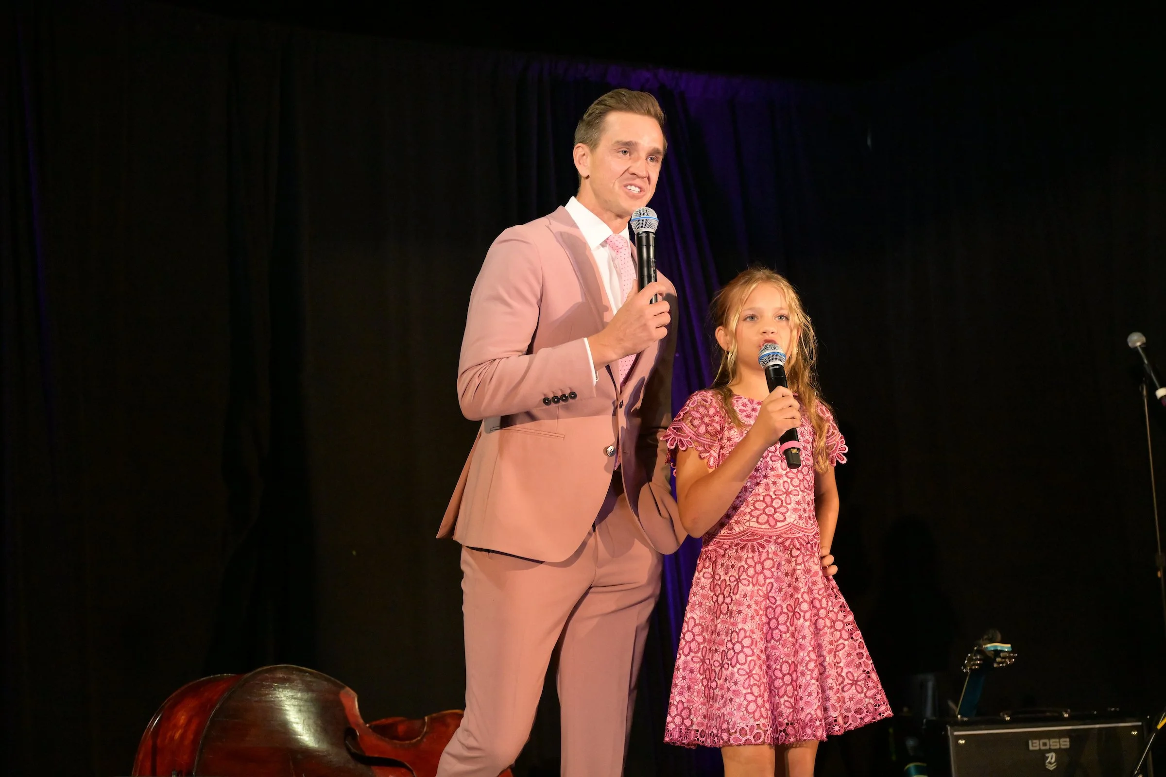 Stu and Kenna Holden speaking