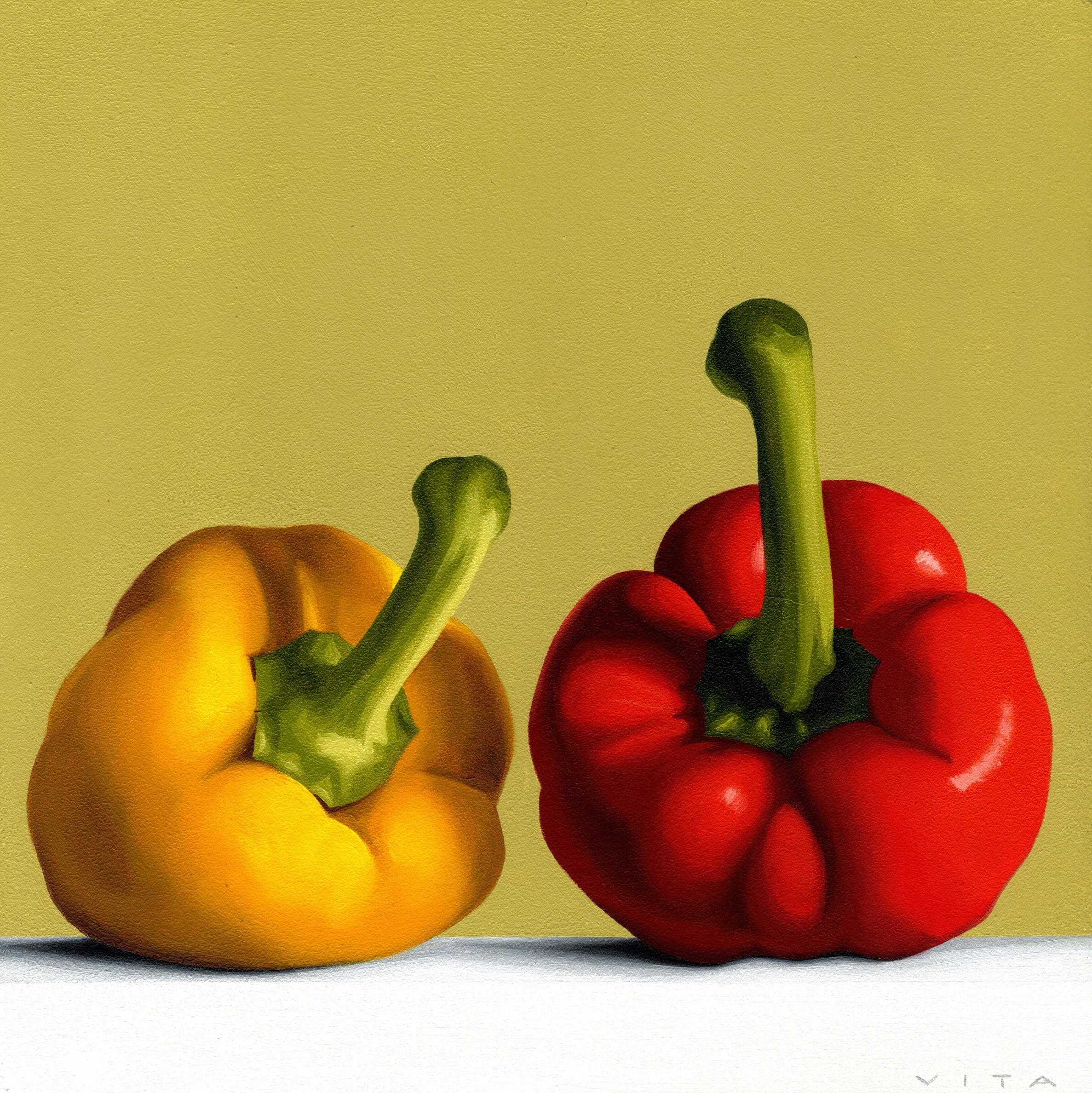 Yellow and Red Bell Peppers