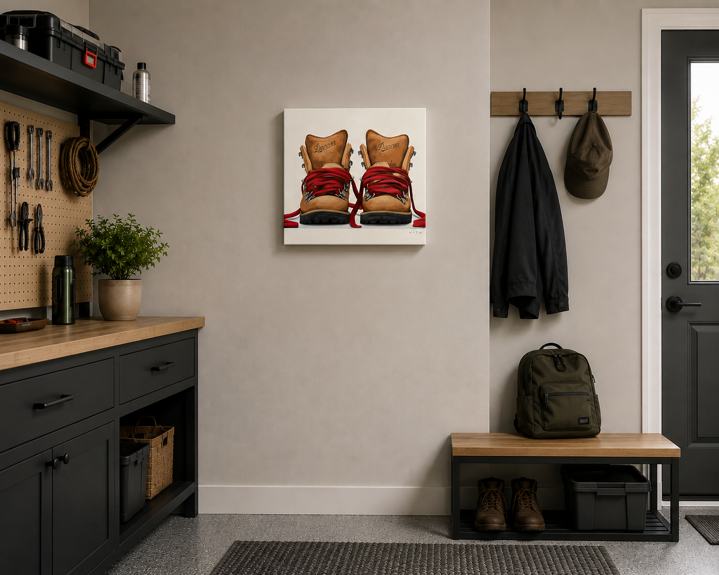 Red Laced Boots on Wall.png