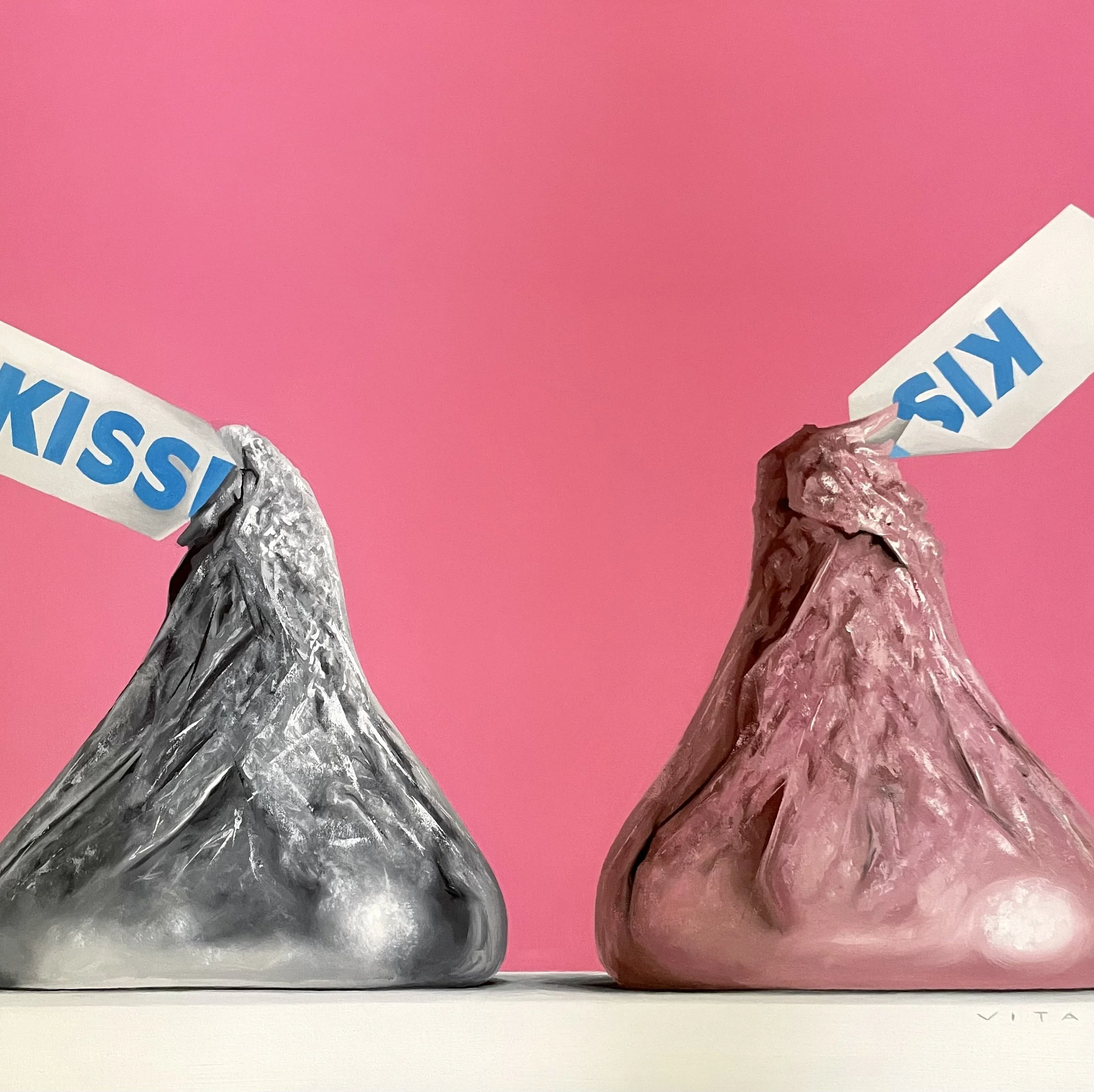 Two Hershey's Kisses