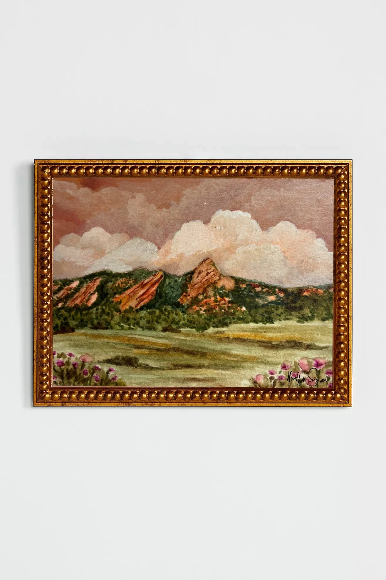 Flat Irons At Dusk Print