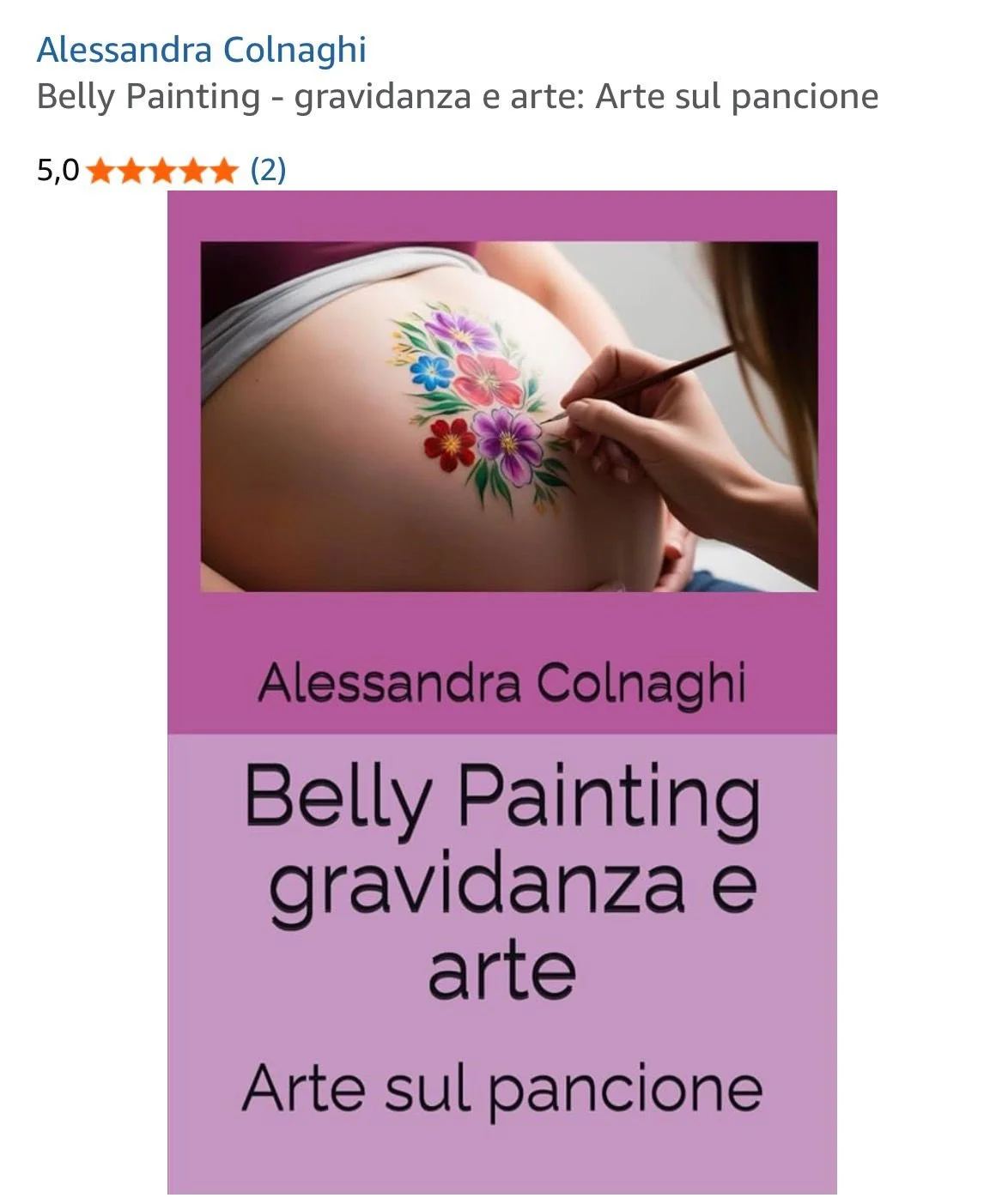 disegno sulla pancia delle mamme