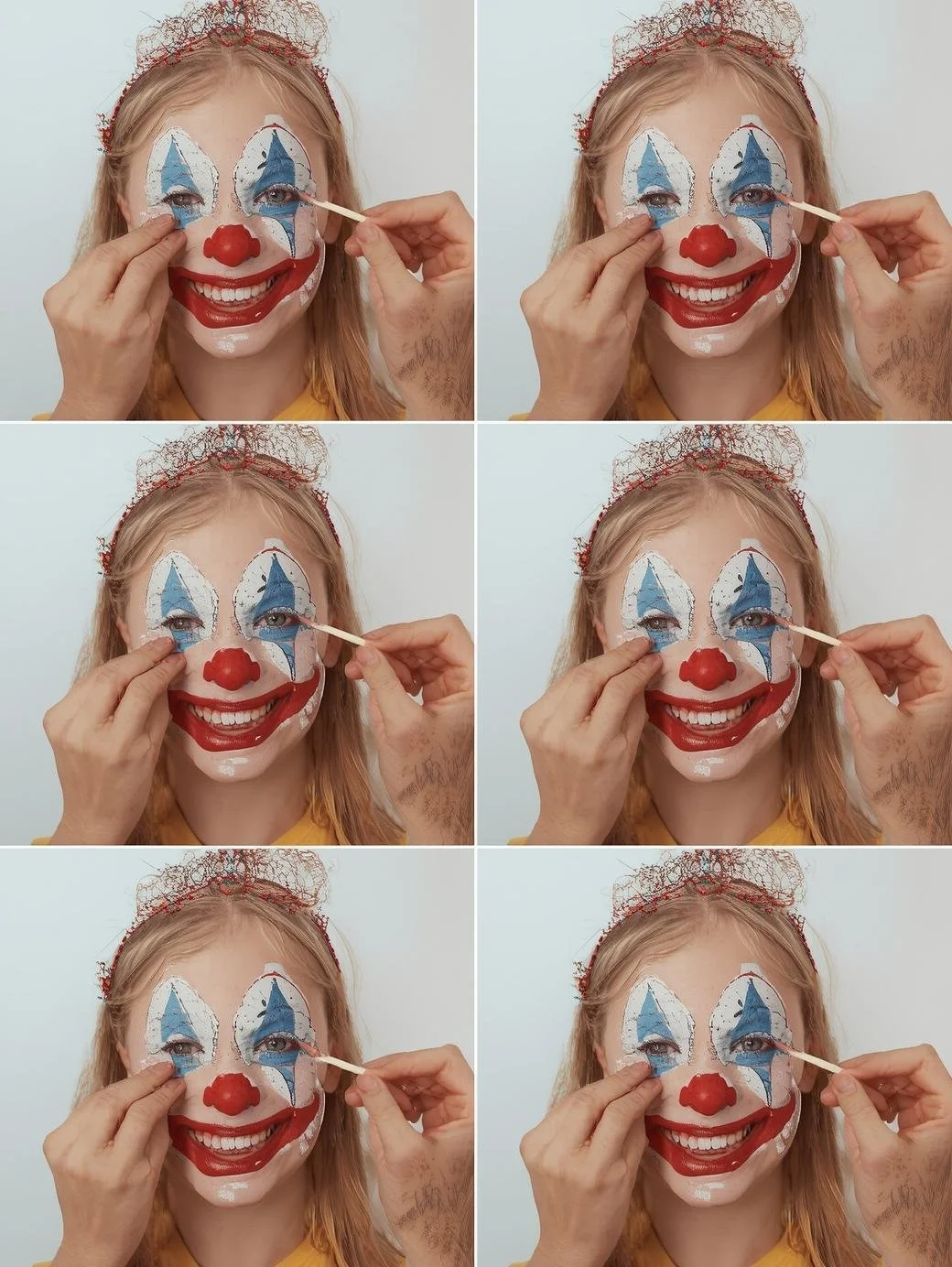 tutorial sequenze disegno passo dopo passo pagliaccio truccabimbi disegno su un bambino  sorridente passo dopo passo - immagine 350 dpi alta risoluzione immagine luminosa e chiara (4).jpg