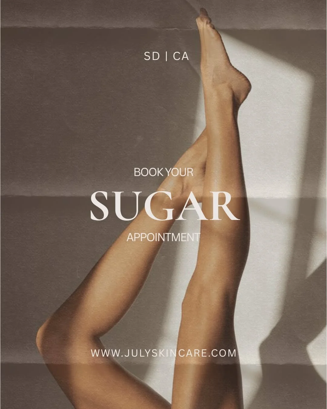 sugaring gently exfoliates, so your skin is left silky, soft, and ready for summer. 🌞 book now &rarr; www.julyskincare.com

#julyskincare #sugarhairremoval #summer #sandiego #skincare