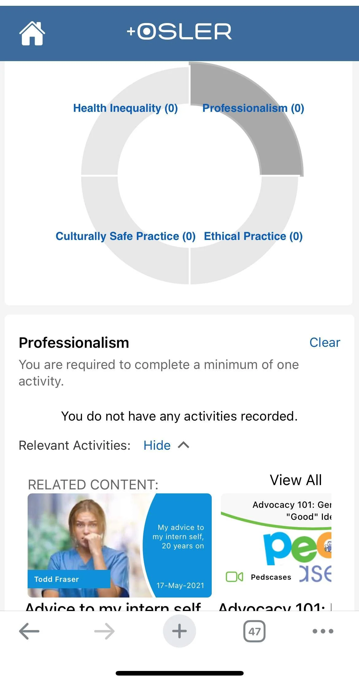 Osler CPD Home — Osler CPD Home just 149 ex GST!