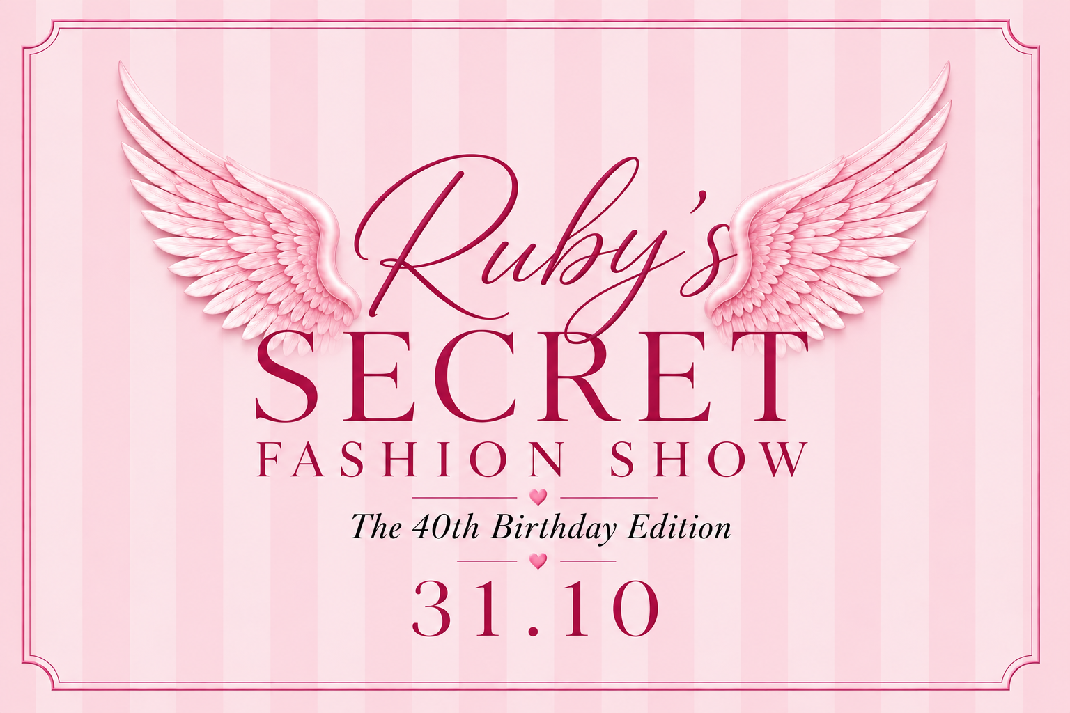 Ruby's Secret Fashion Show Ticket