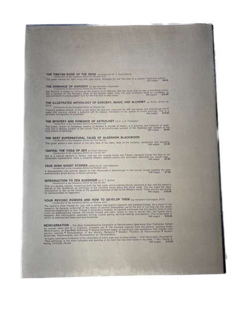 back cover of book "illustrated anthology of Sorcery, Magic and Alchemy"