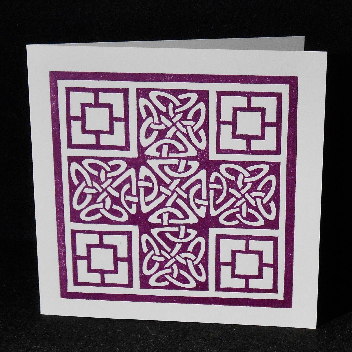 Last week I printed the first batch of my latest hand printed, linocut Celtic card design and this week it is available on my Etsy shop
https://www.etsy.com/uk/shop/IanOHalloranArtist
I've called it 'The Caithness Cross' it is printed in @artshophove
