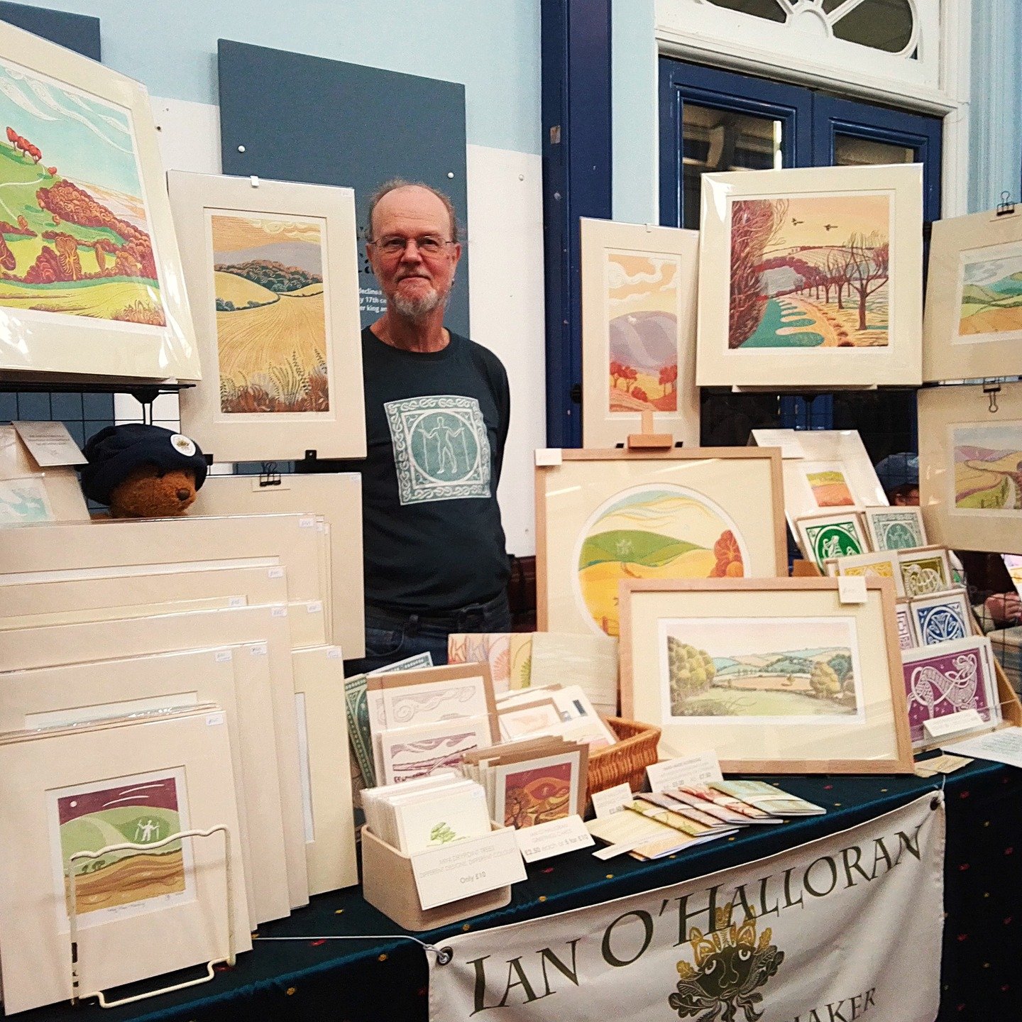 Just a few photos from Saturdays fabulous @inkpaperandprint at Lewes Town Hall.
As you can see from the last pic it was really well attended. 
I had a great day (as did Dirk, although some people tried to buy him) and it was a real pleasure to chat t