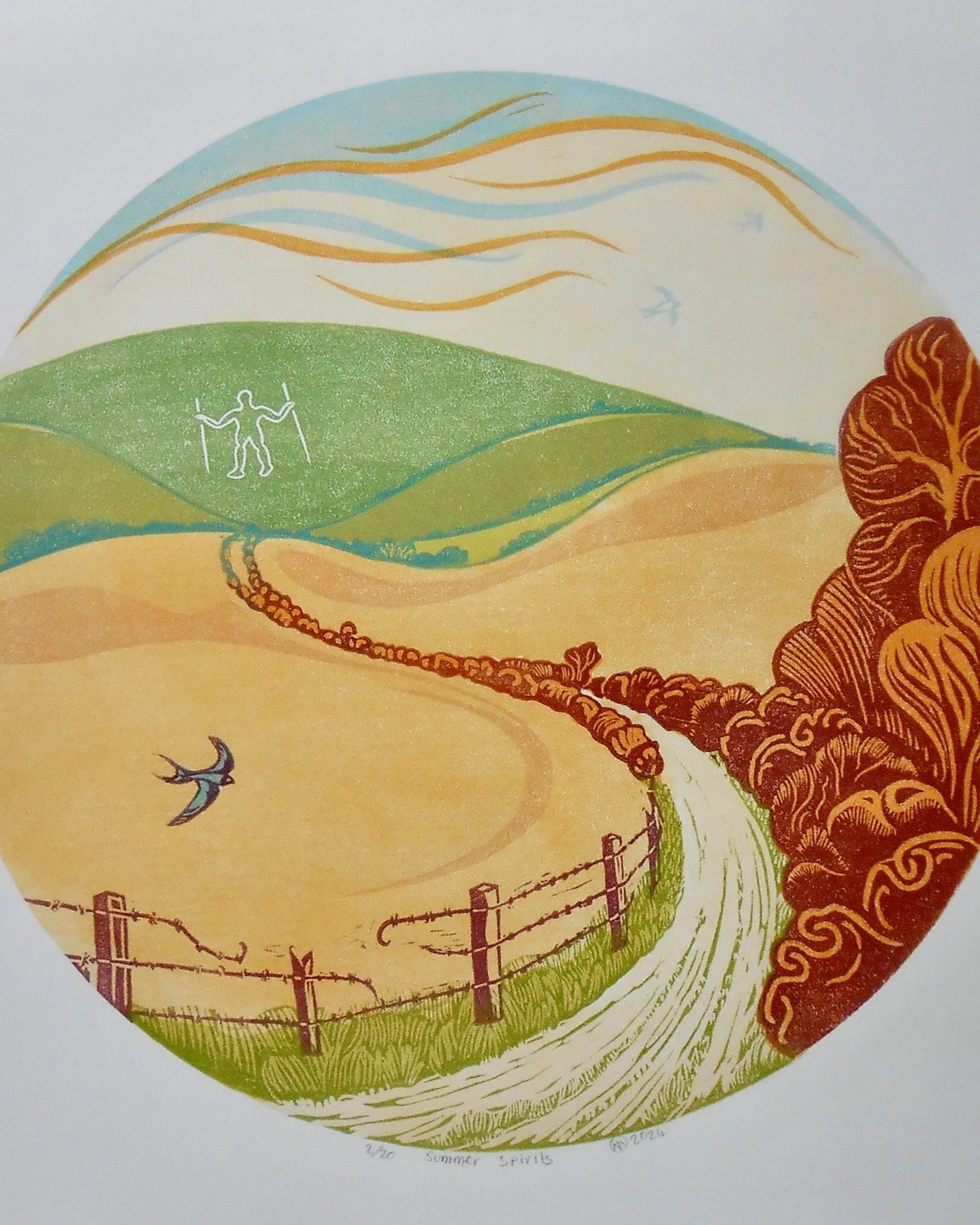 We are now entering the final week of the @atelierbrighton Summer Open
#atelieropen25 
It closes on 14th September so do try to get along it really is a fantastic and eclectic show
As well as my 'Summer Spirits' &amp; 'Evening Glow - Folkington' I've