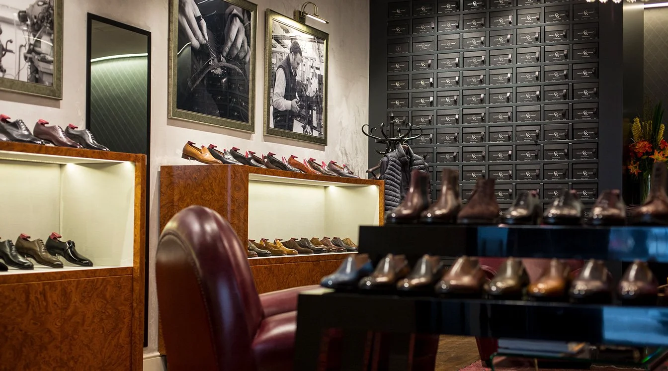 gaziano and girling savile row store interior