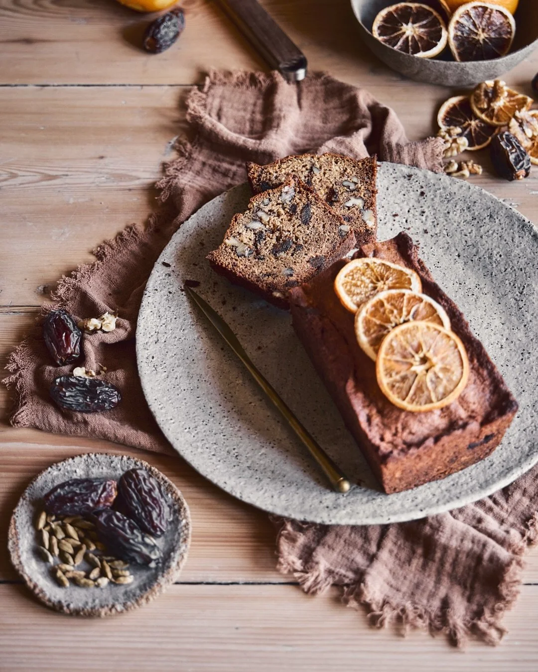 @zaytoun_cic Spiced Date &amp; Walnut Loaf Cake

INGREDIENTS

220g @zaytoun_cic Medjool Dates, pitted and chopped

190ml Boiling Water

1tsp Bicarbonate of Soda

100g Unsalted Butter, room temperature

120g Light Brown Sugar

2 Large Eggs, room tempe