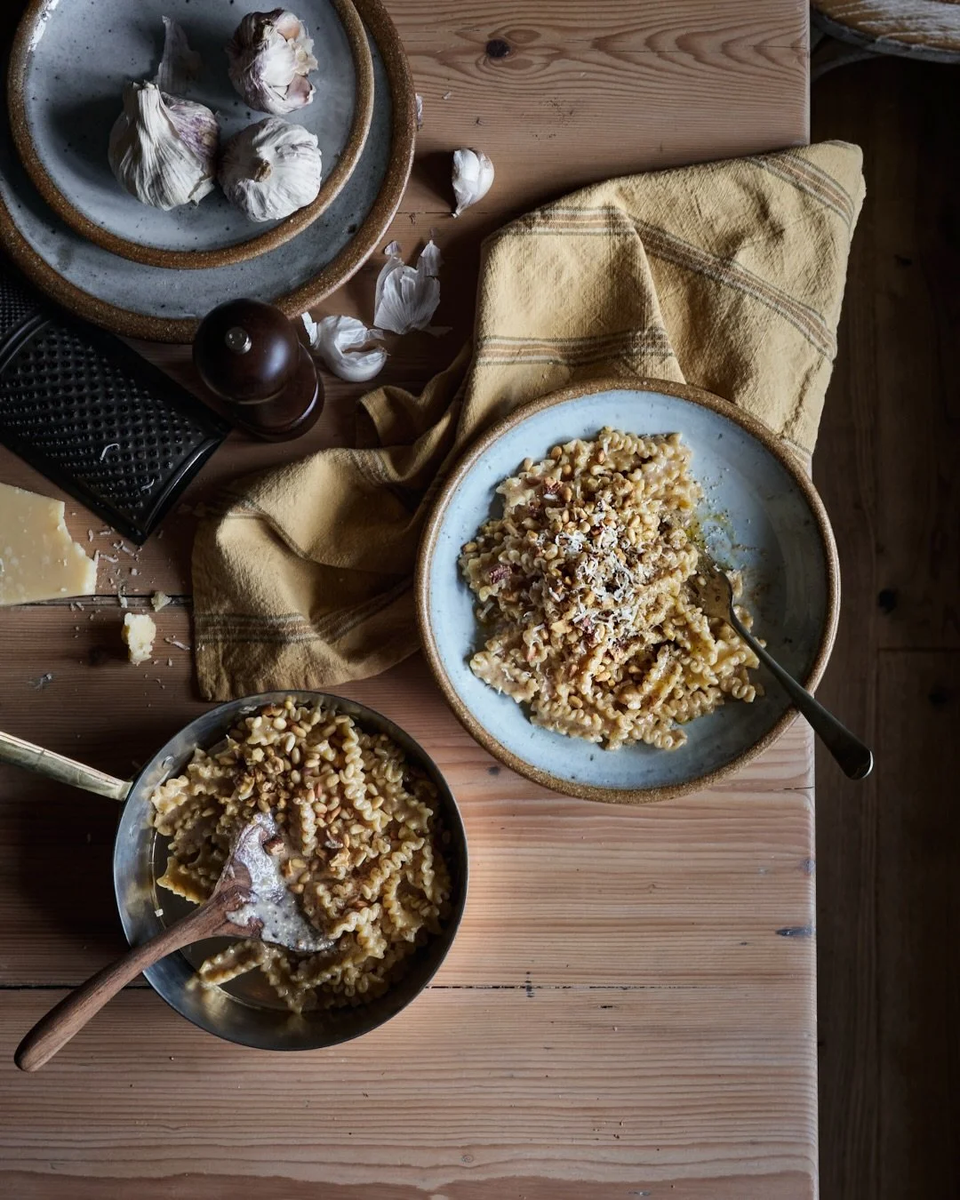 Walnut &amp; Cashew Malfade (Nutty Nora Pasta)

At Shortcake Cottage, where the windows catch the soft Dorset light and the kitchen is rarely quiet for long, there&rsquo;s always something gently toasting, simmering, or being stirred with care. And a