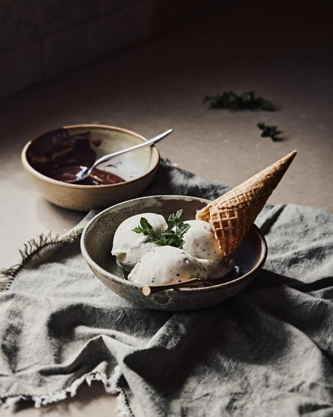 Fresh Mint Stracciatella Ninja Creami Ice Cream