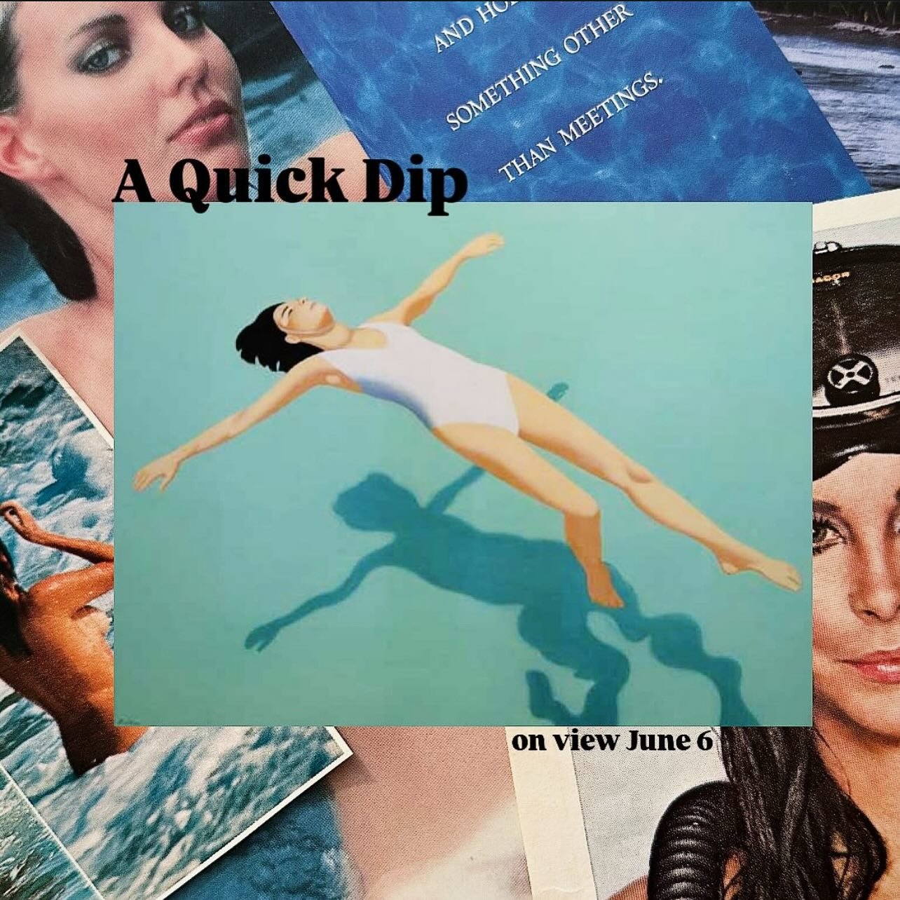 Come Get Wet 💦👙🩳⛱️ With The Amazing Collages By @overworked_oversexed At Tusk Tonight!!!! First Friday With Poolside Ready Cocktails! 6-8 See You There!