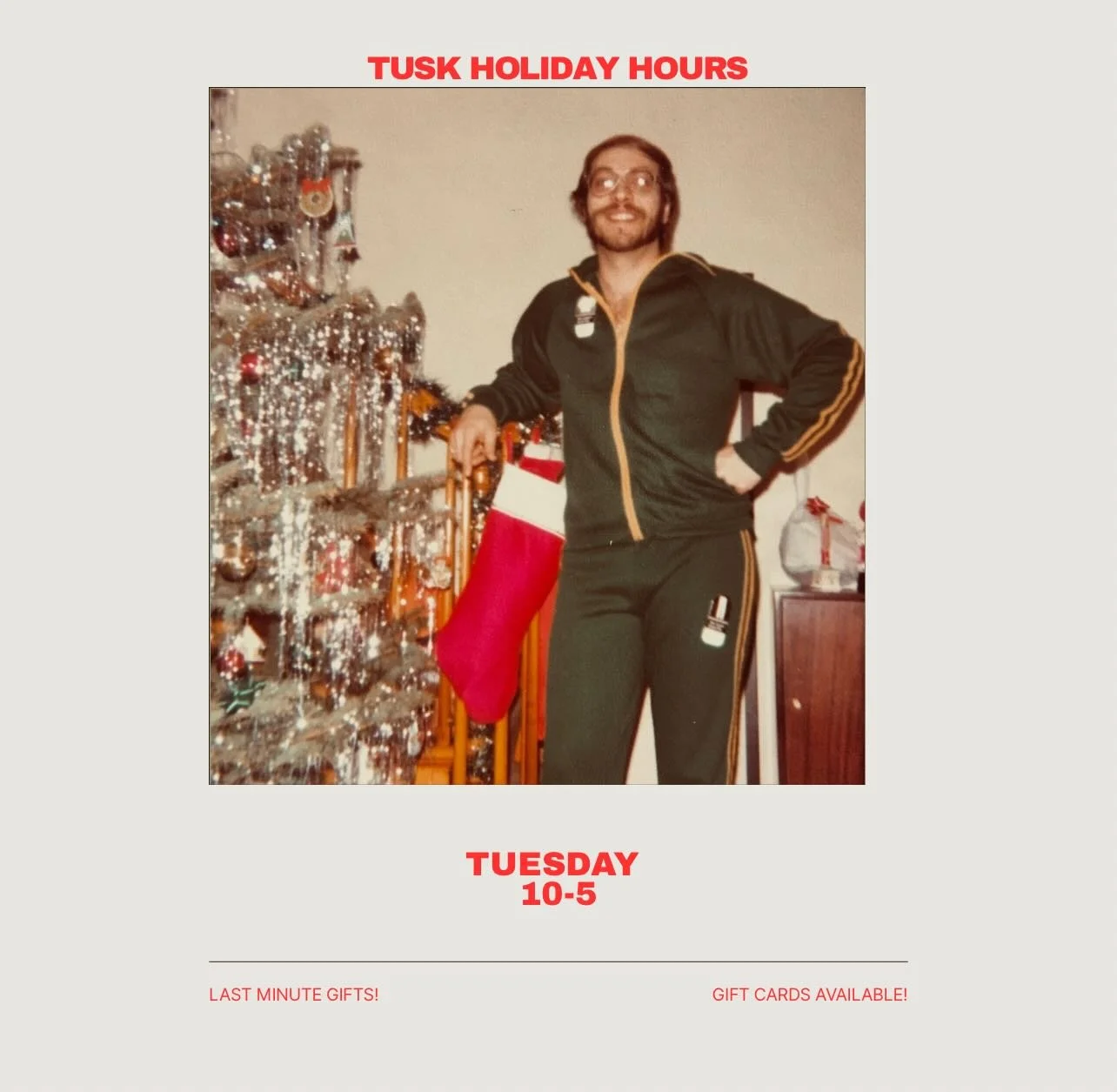 Yes Even If The Weather Is Frightful&hellip; 10-5 For All Of Your Holiday Needs!