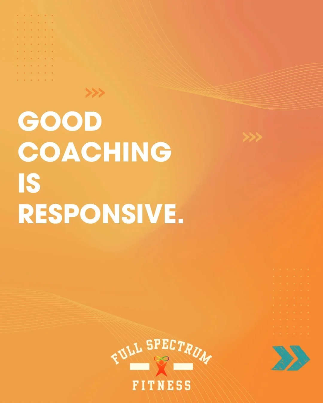 Good coaching is responsive.

Participants are constantly giving input through their movement, pacing, and regulation. When engagement shifts, it&rsquo;s not something to judge. It&rsquo;s something to read and react to.

Sometimes the answer isn&rsq