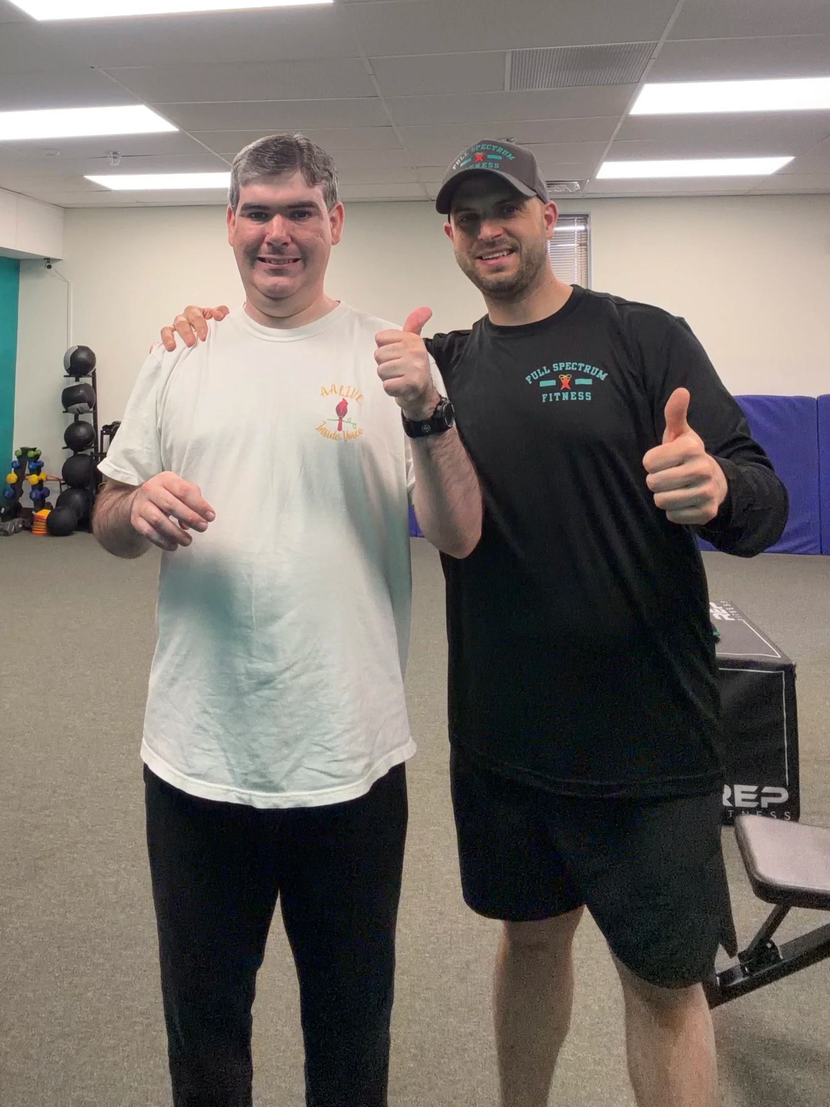 Pete Phillips coaching participant at Full Spectrum Fitness in Broomall, PA