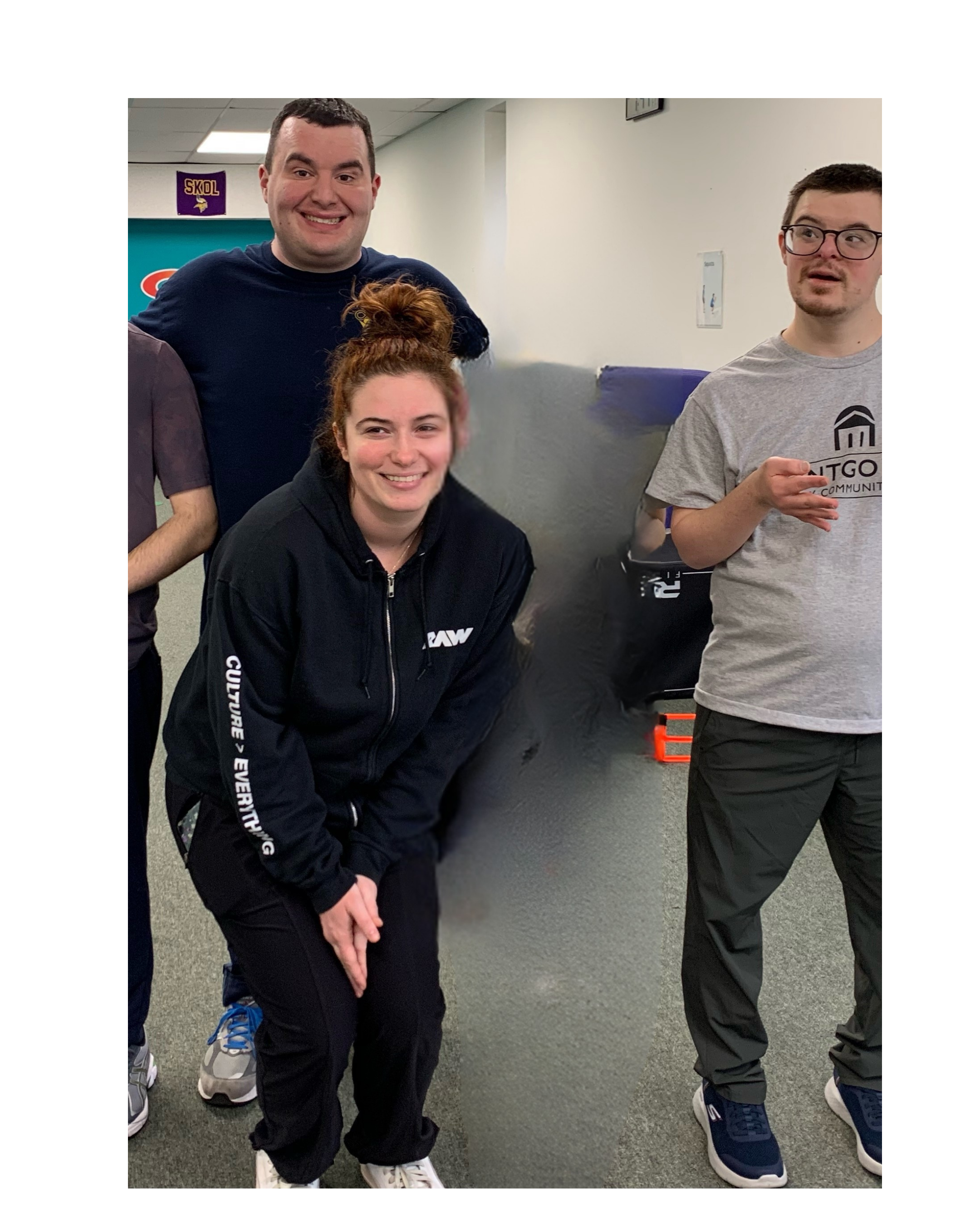 Supported personal training coach at Full Spectrum Fitness