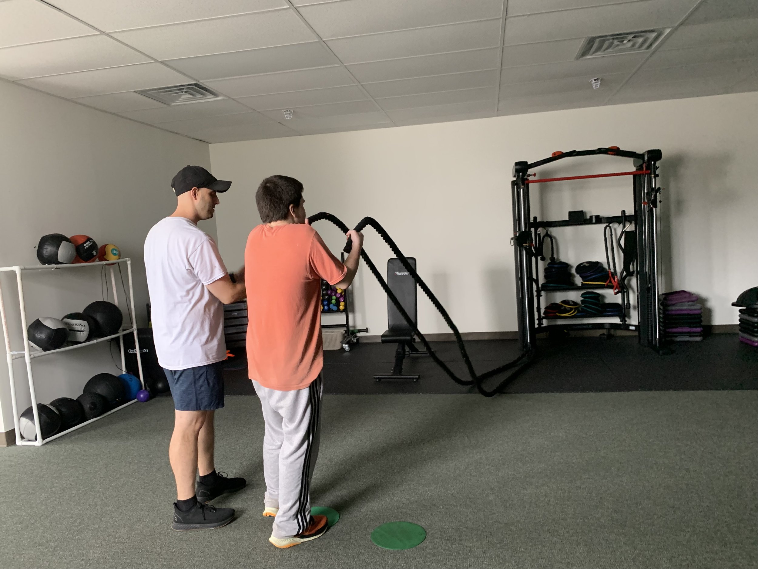 Adaptive fitness program for autistic teen at Full Spectrum Fitness