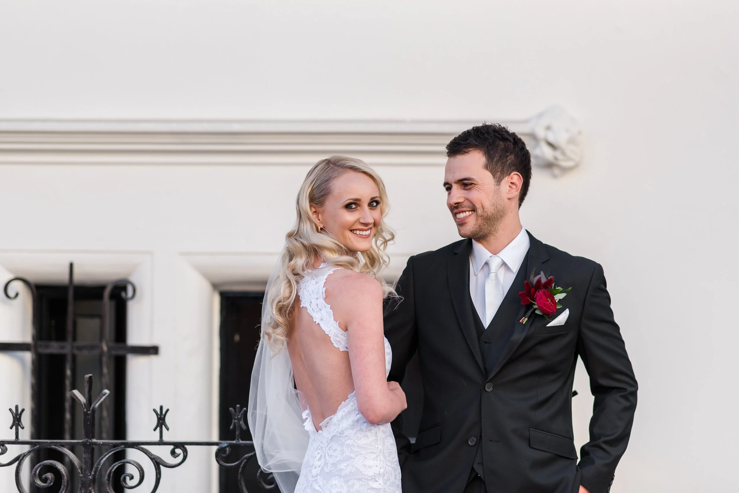 Wedding Portrait in the West End of Fremantle
