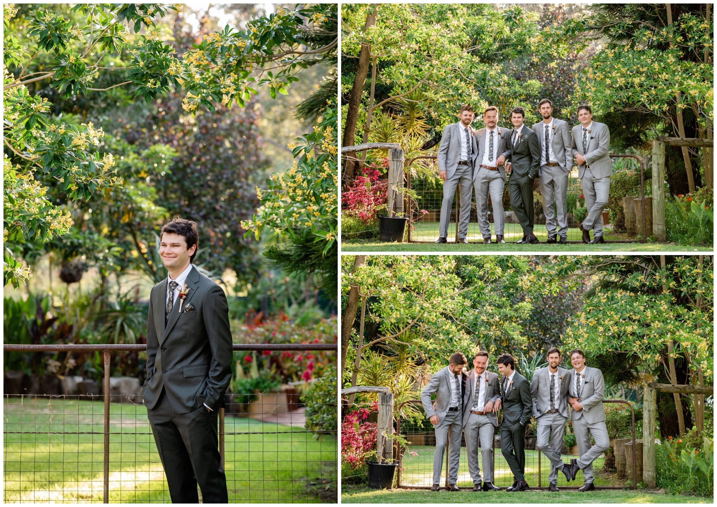 Rothwood Homestay Wedding Groomsmen