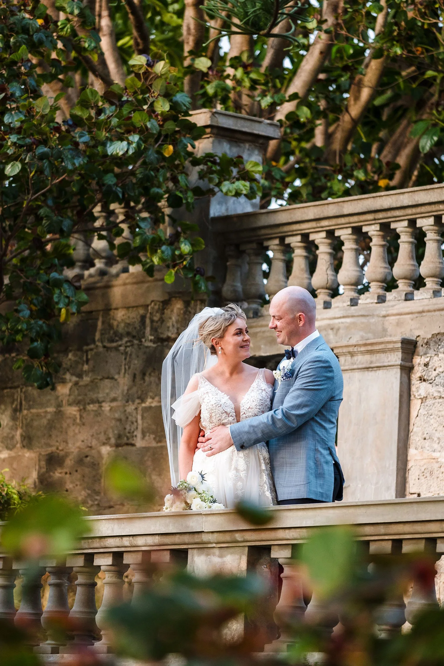 candid wedding portrait at Cottesloe Civic Centre