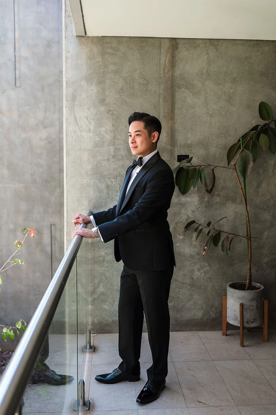 Candid groom portrait at Mandoon Estate in the Swan Valley, Perth.