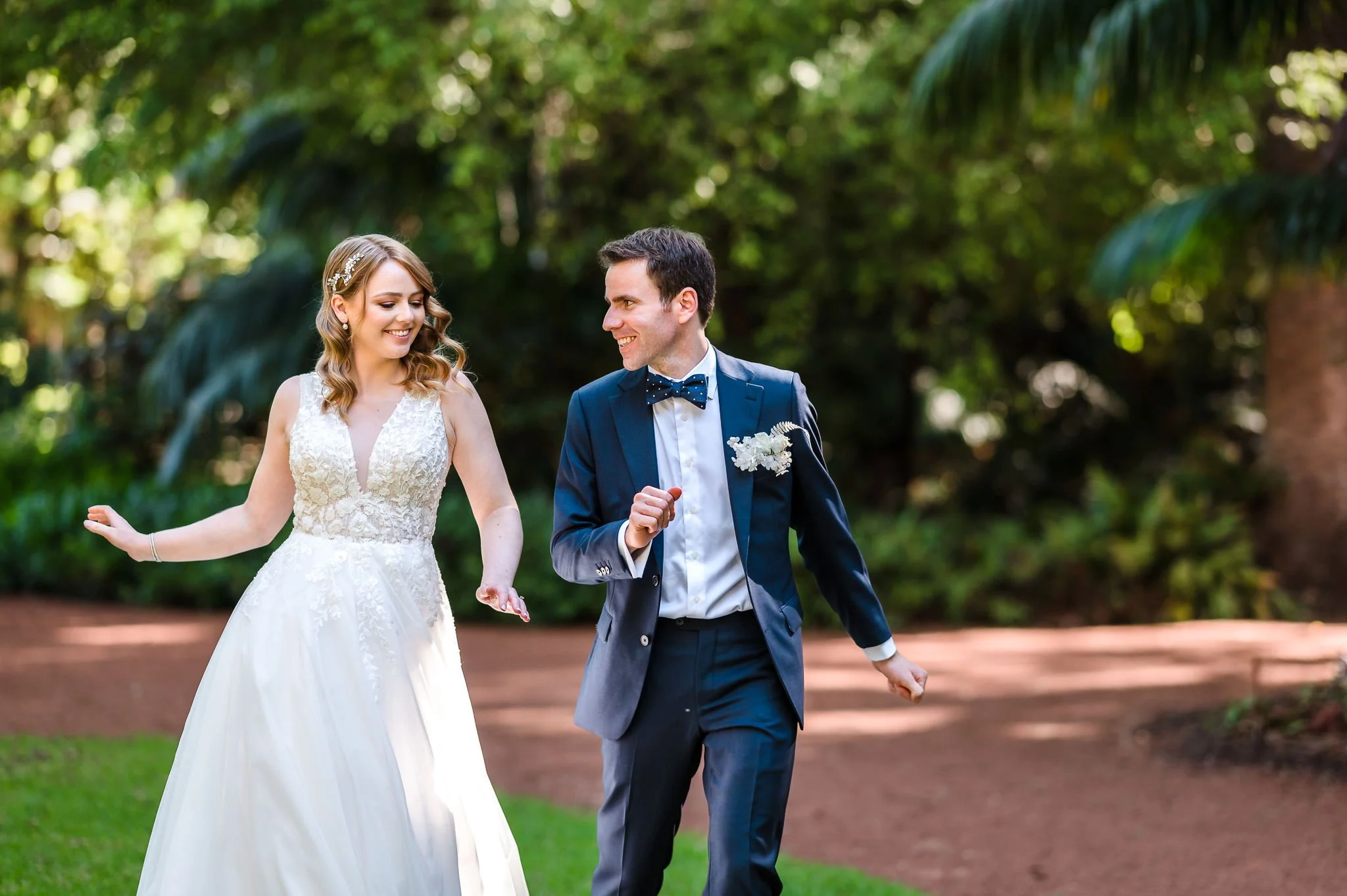 Fun Wedding Portrait at UWA Perth